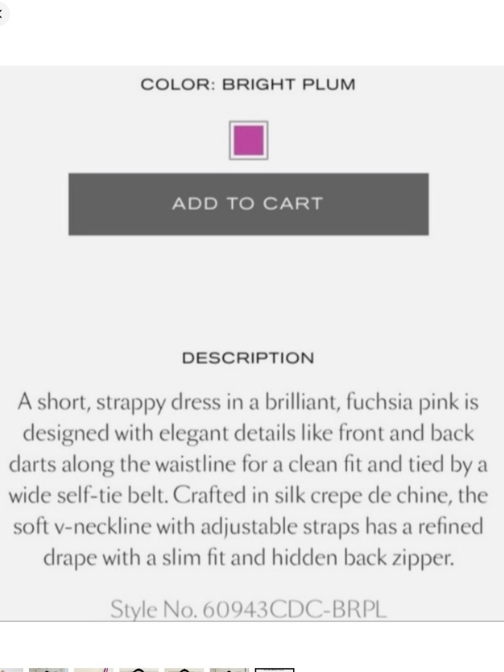 L'agence Camil Dress in bright plum Size Small - Picture 2 of 9